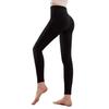 High-Waisted Cashmere Women's Leggings: Fleece-Lined, Womb-Warming, Antibacterial, Slimming & Abdomen-Shaping for Autumn/Winter.