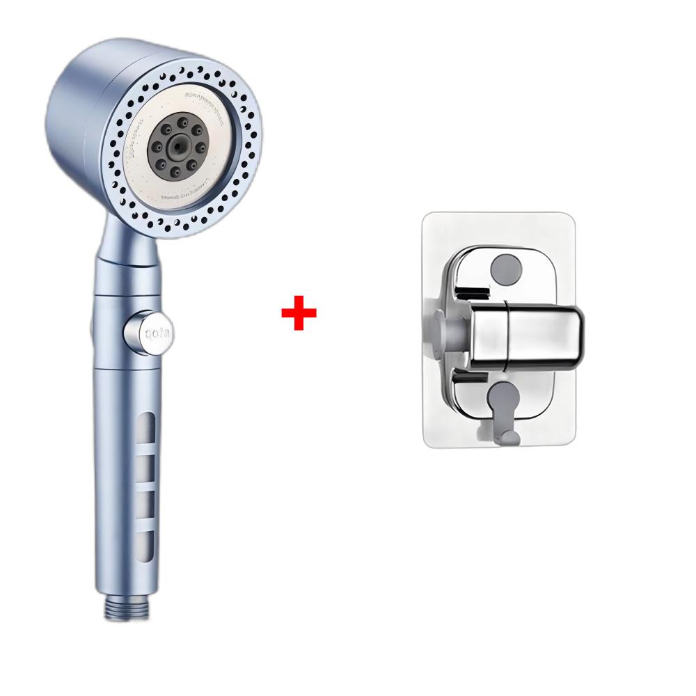 5 Modlu Püskürtmeli Su Tasarruflu Duş Başlığı ABS El Tipi Spa Duş Başlıkları Yüksek Akışlı Taşınabilir Banyo Filtresi Duş Musluğu Başlık Seti