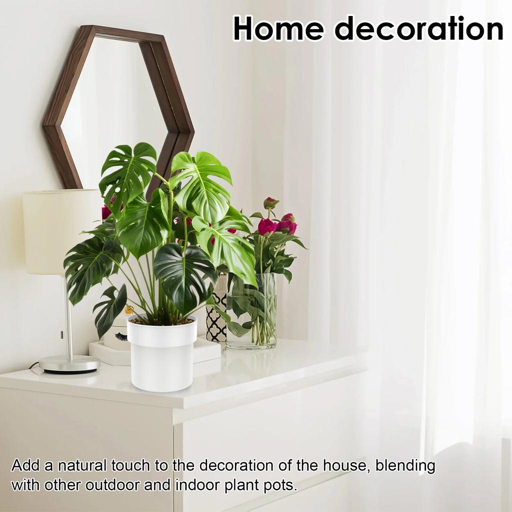 2 Layer Flower Pot Storage Box Hidden Safe Metal Flower Pot PiggyBank Decorative Secret for Hiding Cash Jewelry Key Ring Watches