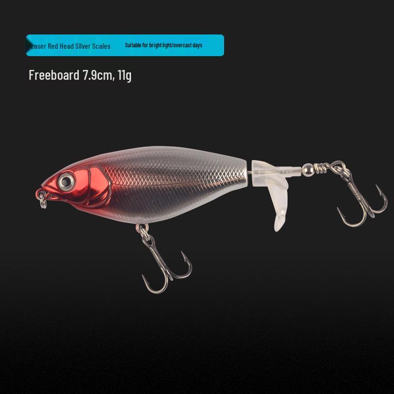 

Плавающий воблер с пропеллерной системой для дальнего заброса при ловле в пресной воде