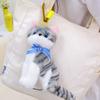 PP Cotton Small Cat Plush Keychain Lifelike Simulated Cat Plush Doll Cat Plush Bag Pendant  Friend