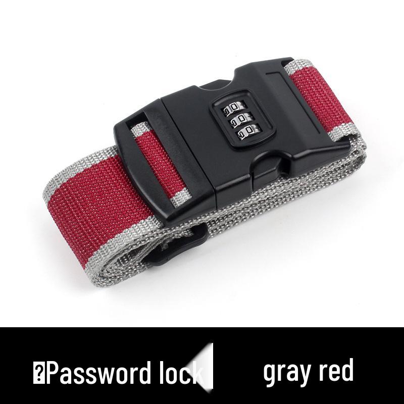 One-Word Password Luggage Strap: Secure Tie-Down & Reinforcement for Suitcases