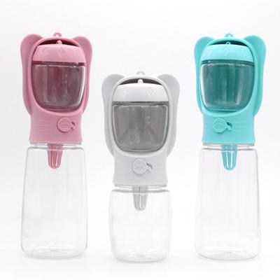 Haustier-Wasserspender Zwei-in-Eins, Outdoor-Hunde-Wasserspender, Reisebecher, Outdoor-Hunde-Wasserflasche, Katzen- und Hundeartikel, Wasser- und Futternapf