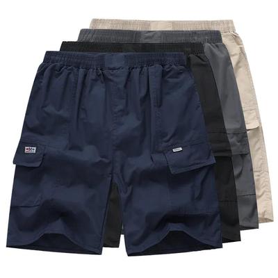 Lose Hosen mittleren Alters, Shorts für Herren, Fünf-Punkte-Hosen, Sommer, dünne Freizeithosen mittleren Alters und ältere Menschen, gerade Hosen für Herren, Sommer