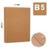 Raccoglitore con Copertina in Carta Kraft Vintage A5 A6 B5 A4 Organizzazione Ufficio Quaderno Aziendale Avanzato Cancelleria