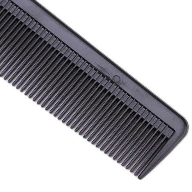 Black Two Comb-Tooth Comb Straight Comb Scissors Anti-Static Bangs Sharp Tail Partitions Comb