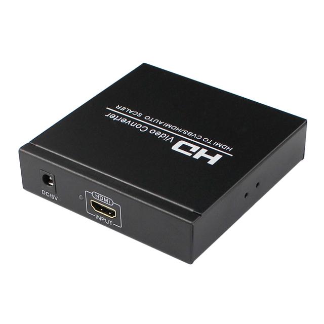YUNZUO HDMI to AV Converter Adapter with L/R Channel Auto Scaler NTSC PAL 1080P 720P Switch Button Convertidor hdmi a Rca