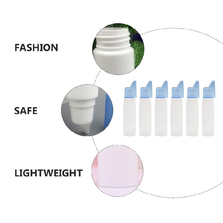 Nasal Spray Bottle 60ML/2 oz Empty, Press Spray for Head Refillable, Travel Size