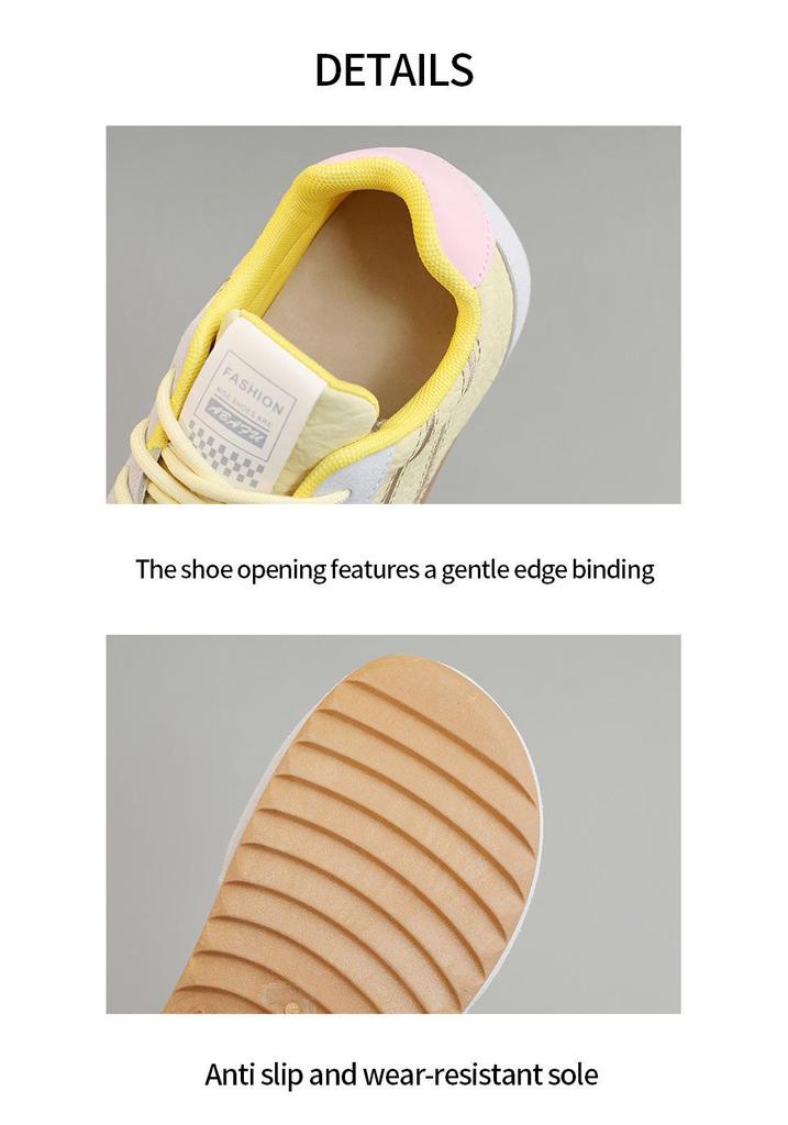 Women's Retro German-Style Lightweight Soft Sole Casual Shoes for Spring and Autumn