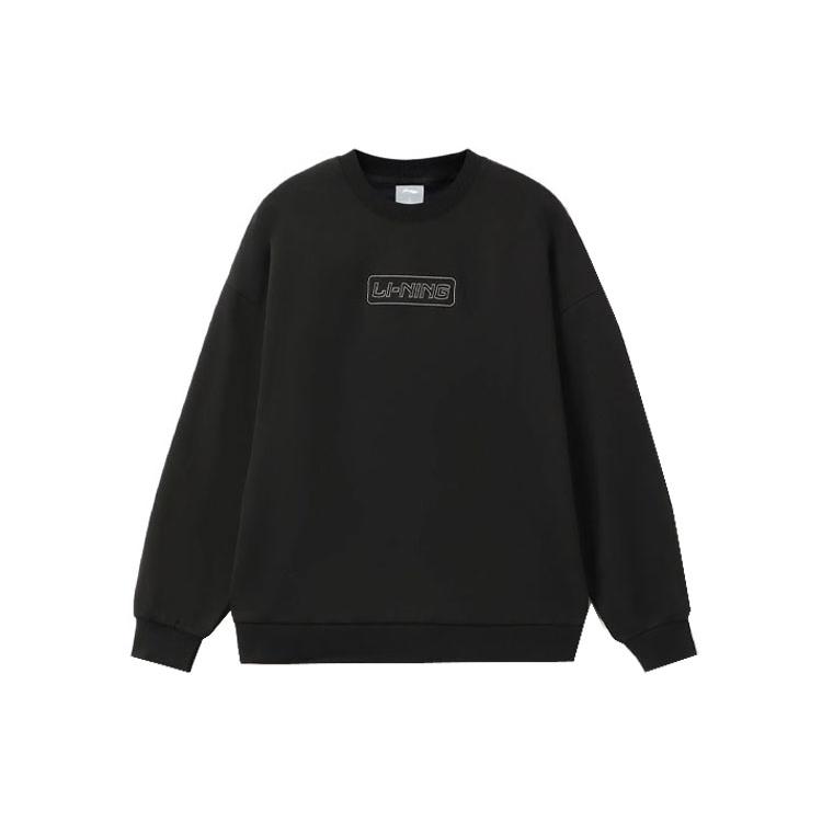 Li Ning Sweatshirt Winter Unisex Black AWDRB76-1 M