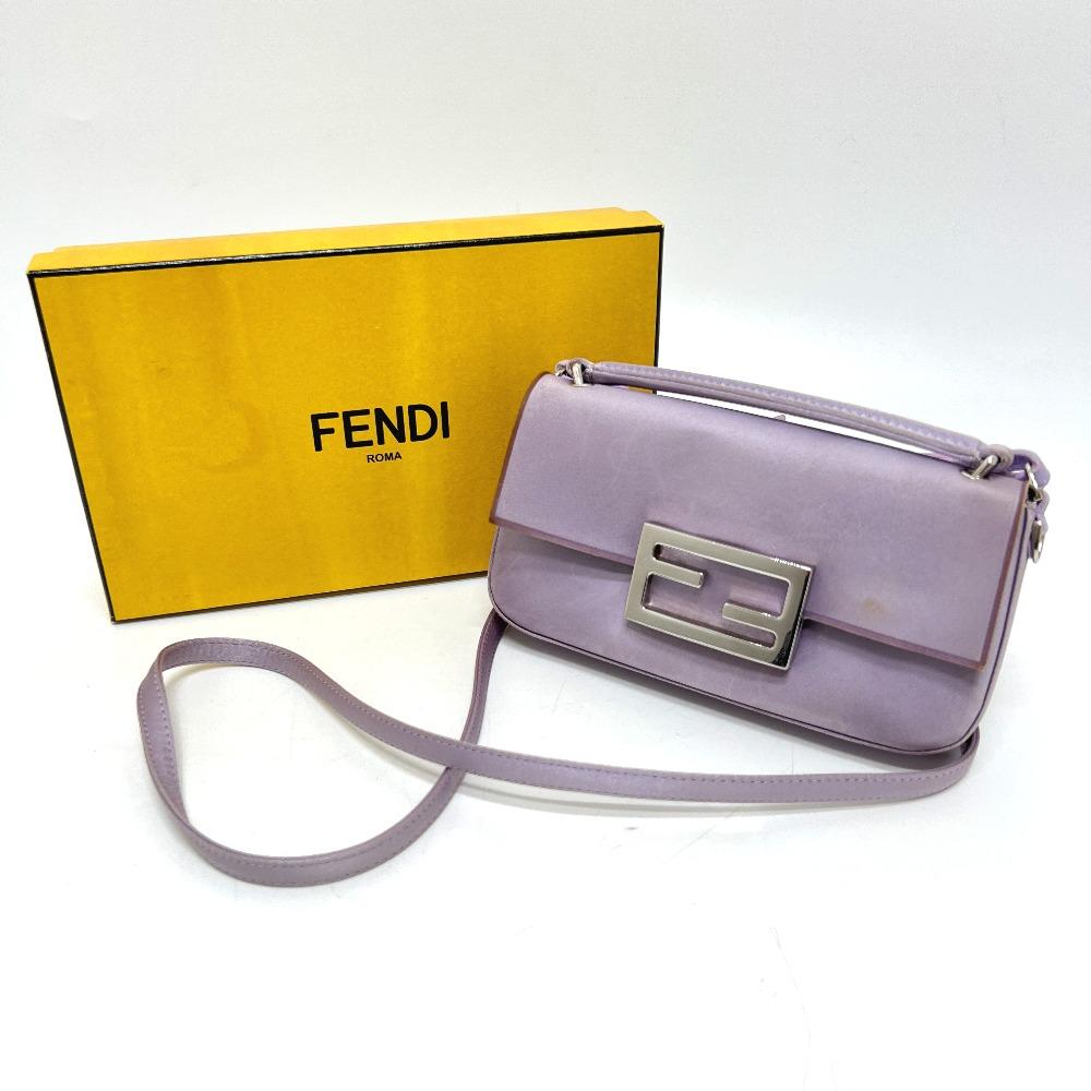 FENDI 7AS142 Baguette Smartphone Pouch 2WAY Mini Bag Shoulder Bag