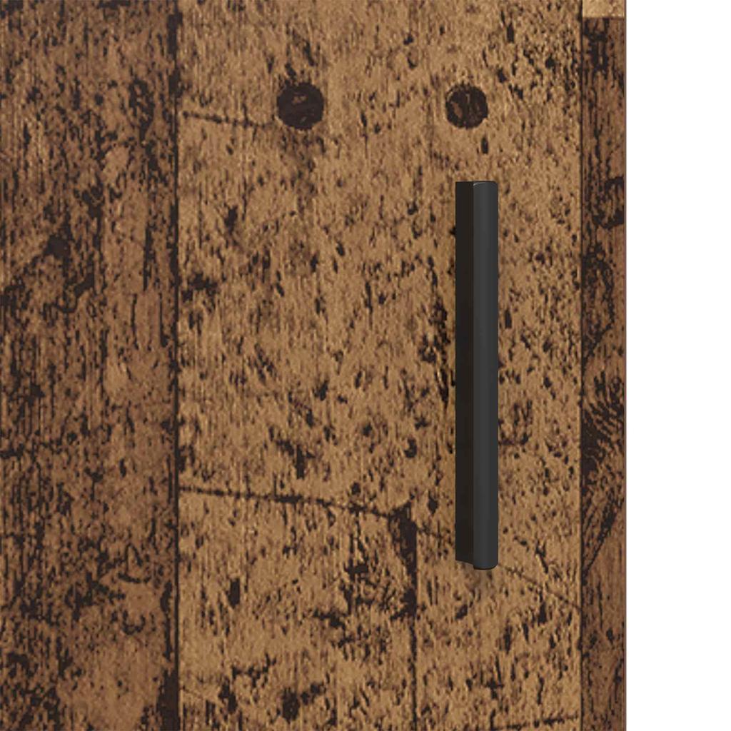 Reclaimed Wood Sideboard 69.5 x 34 x 90 cm Composite Wood and Iron