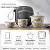 Portable Ceramic & Glass Travel Tea Set