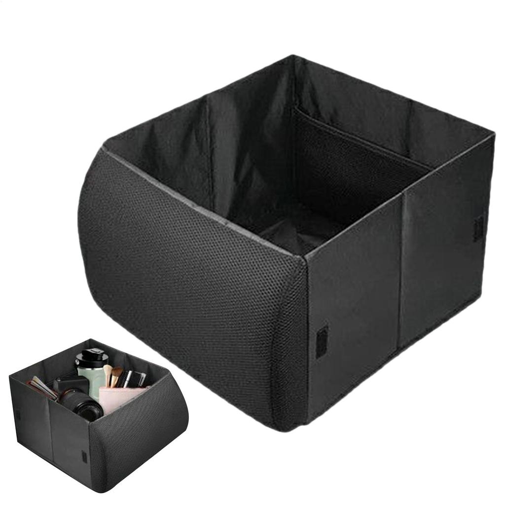Passenger Seat Storage Compartment 30L Foldable Lumbar Support Car Storage Organizer Car Back Multifunctional Storage Box