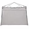 Inner Tent with Roof Grey and Orange 303 X 303 X 196 Cm Taffeta