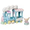 Sylvanian Families Amusement Park Attraction [Fluffy Cloud Parade Train Set] Ko-73 ST Mark Certification For Ages 3 and Up Toy Dollhouse Sylvanian