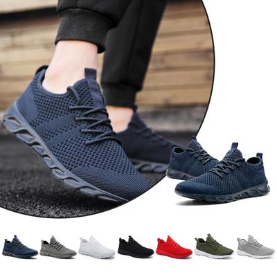 Fashion Fujeak Light Casual Sneakers Breathable Mesh Shoes for Men Comfort Classic Solid Colour Men's Shoes Non-slip Sports Running Shoe