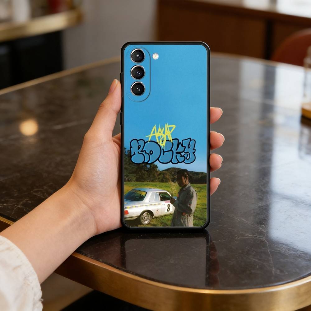 P-Papper A-ASAP Rocky Case for Samsung Galaxy S21 S25 FE S24 S23 Ultra S20 S9 S22 Plus S10 TPU Cover