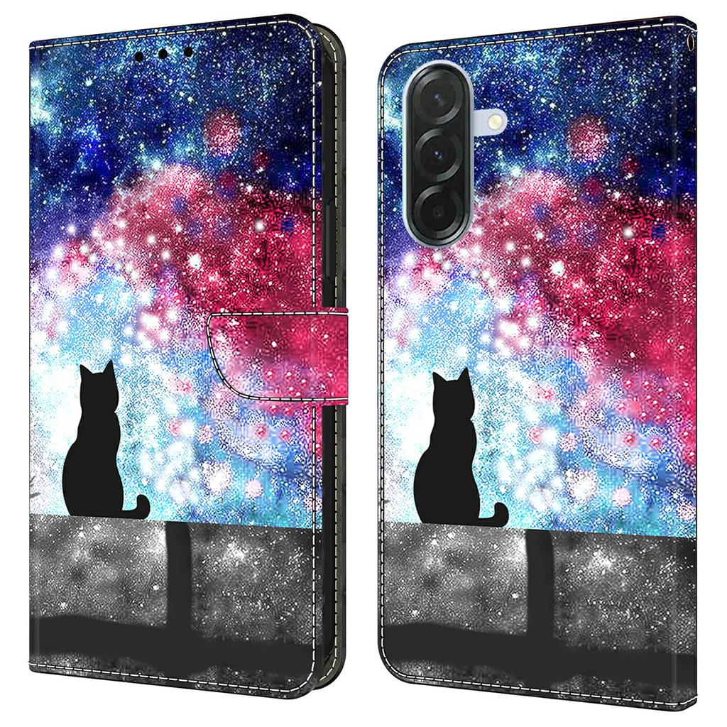 For Samsung Galaxy A57 5G Case Foldable Stand Wallet Pattern Printing PU Leather Flip Phone Cover