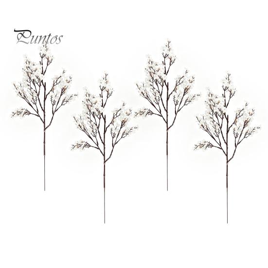 Artificial Silk Flowers for Home Decor Realistic Autumn Decoration, Floral Orange Plants Halloween Decoration Branches Table Centerpiece And