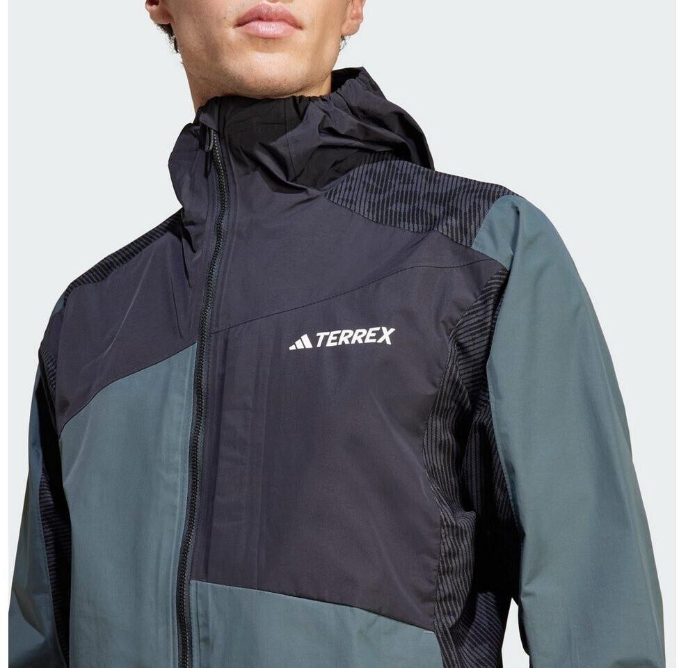 Куртка Adidas TERREX Xperior Hybrid RAIN.RDY Rain Jacket Legend Ivy / Black (JD8340)