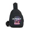 Cartoon Anime K-Pop Demon Hunters Printed Kawaii Chest Pack for Boy Girl Shoulder Bag Student Portable Crossbody Pouch Christmas Gift