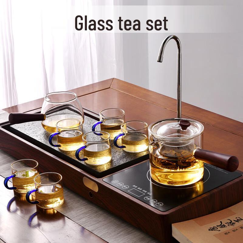 

Libaiyi Simple Transparent Glass Kung Fu Tea Set