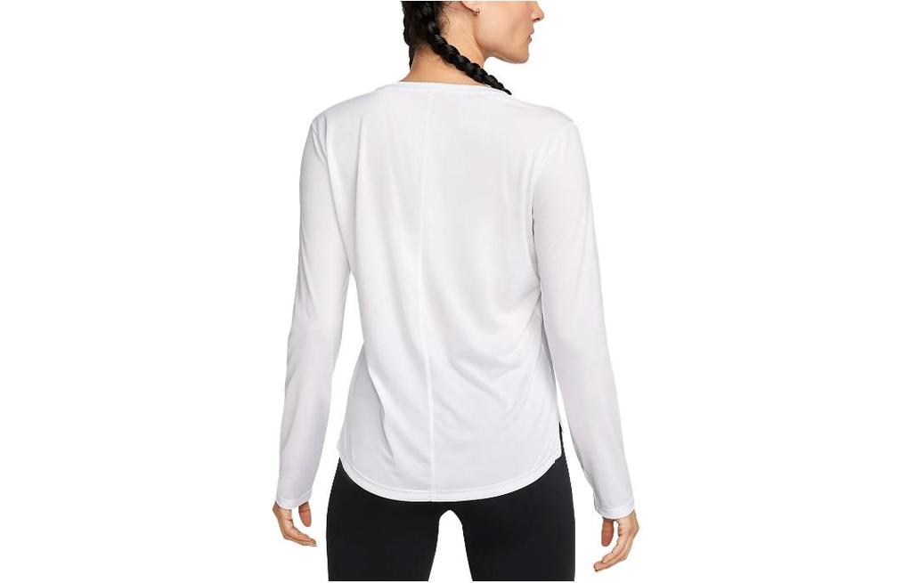 Nike T Shirts Women's White Crew Neck Moderate Straight Fit DD0642-100