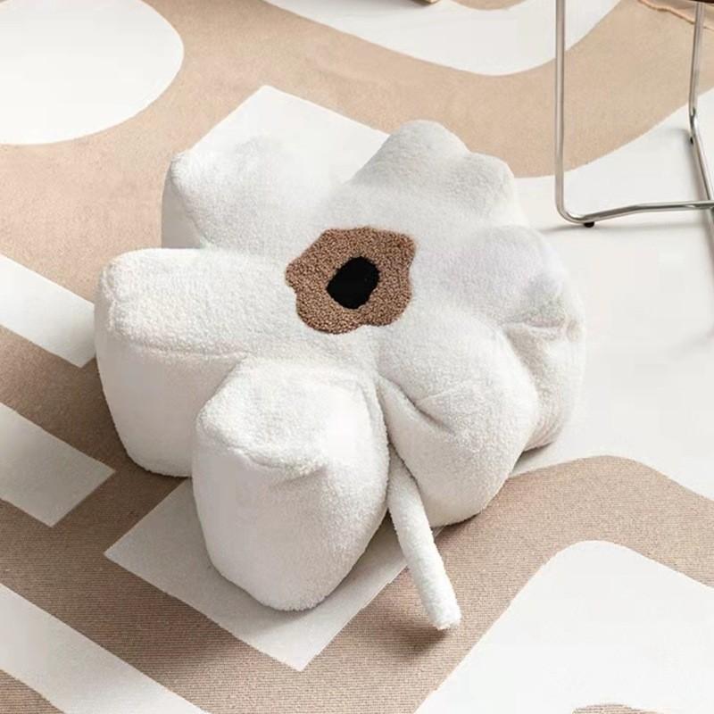 Plush Toy Flower Fluffy Floor Cushion Filling Living Room Decor Girl Kid Doll