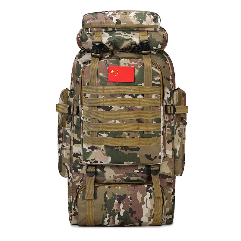 80L Waterproof Outdoor Mountaineering Backpack for Hiking, Climbing, and Sports