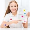 1800Pcs Star Stickers, 1 Inch Happy Smile Face Stickers Colorful Mini Incentive Reward Sticker Round Behavior Chart Sticker for Shcool Classroom