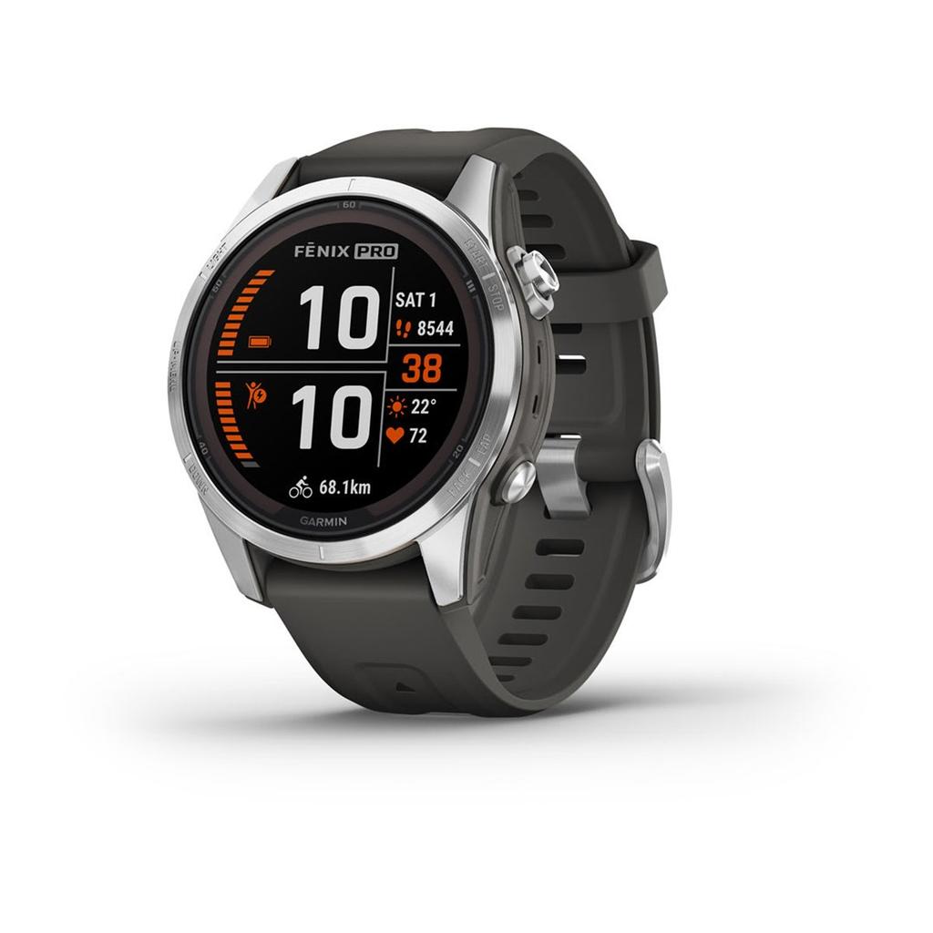 Garmin Fenix 7S Pro Solar Silver SS Grapphite