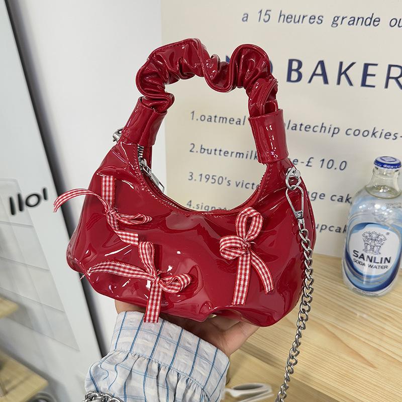 Bow Princess Crossbody Bag for Women Shoulder Bags Fashi Chain Purse and Handbags Designer Bags Female Bag  Sac