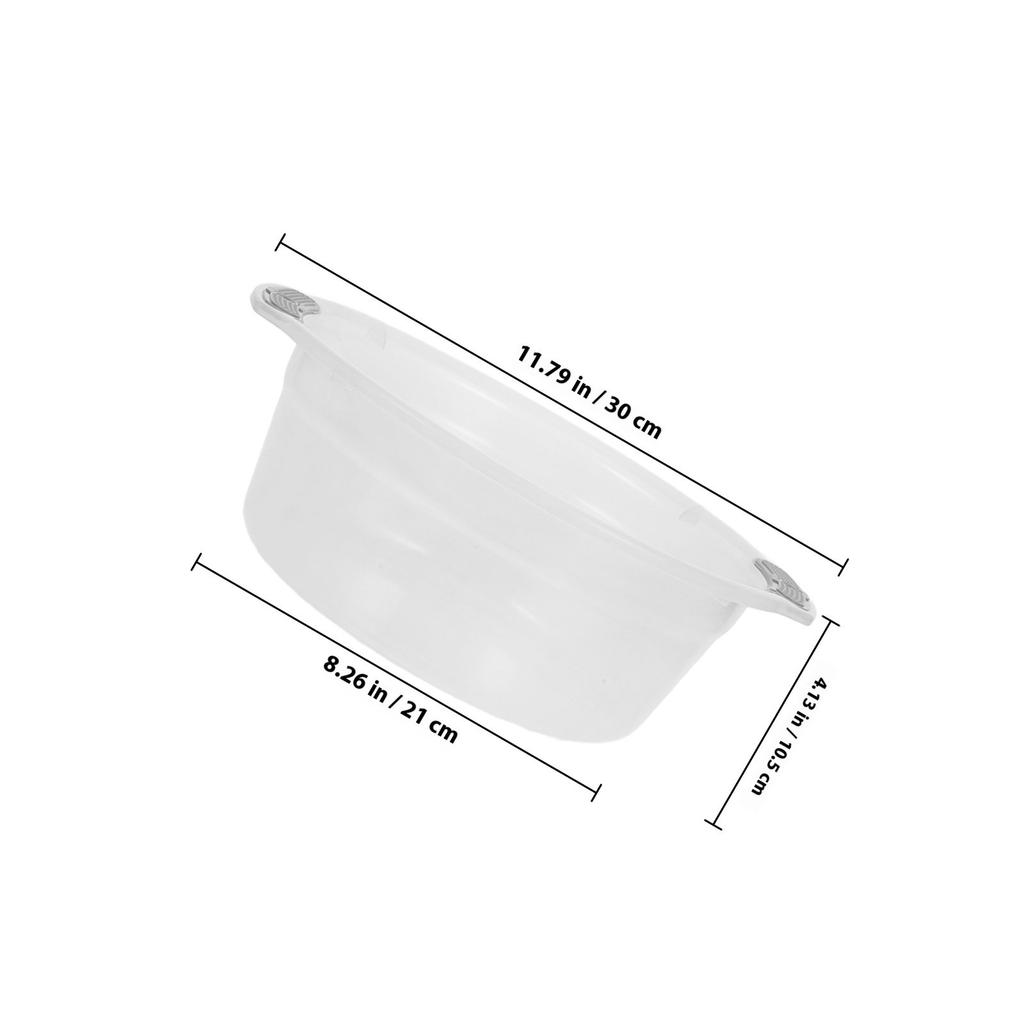 Multi-Functional Plastic Wash Basin Large Capacity Portable Lightweight Bathroom Kitchen Camping Face Hand Foot Vegetable