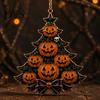 Holiday Tree Hanging Pendants Halloween Acrylic Ornament, Pumpkin Ghost Skull Seasonal Small Gifts for Kids Decor, Spooky Pendant Party Home, Festive