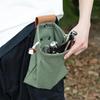 1pc Outdoor Foraging Bag Fruit Picking Bag Waist Hanging Tool Waist Bag Bundle Bag Folding Canvas Tool Storage Bag