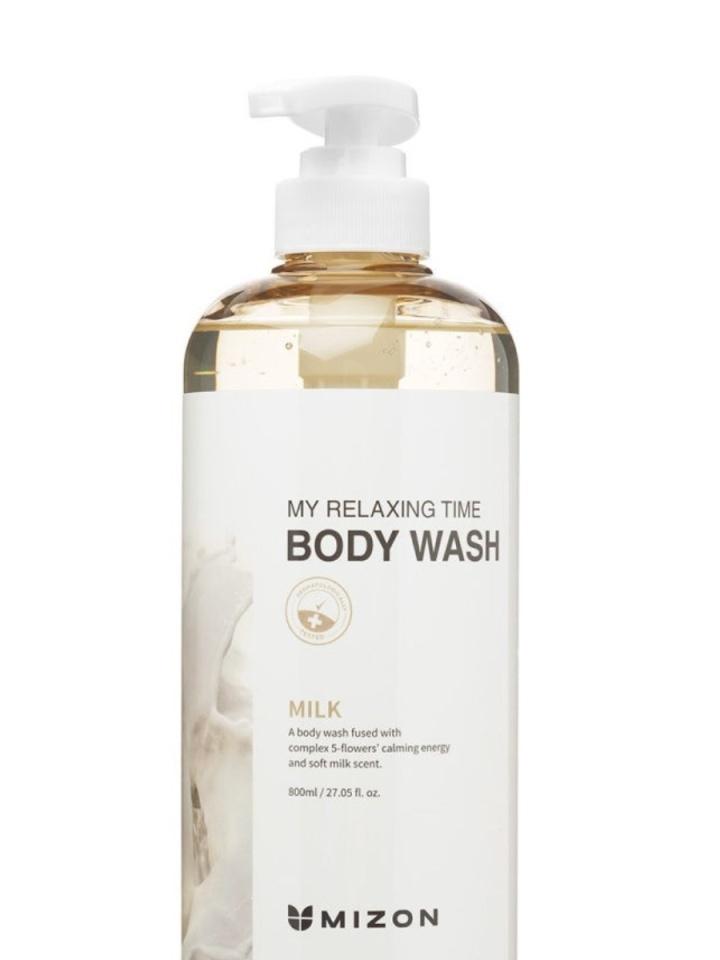 

MIZON MY RELAхING TIME BODY WASH [MILK] Гель для душа с экстрактом молочного протеина
