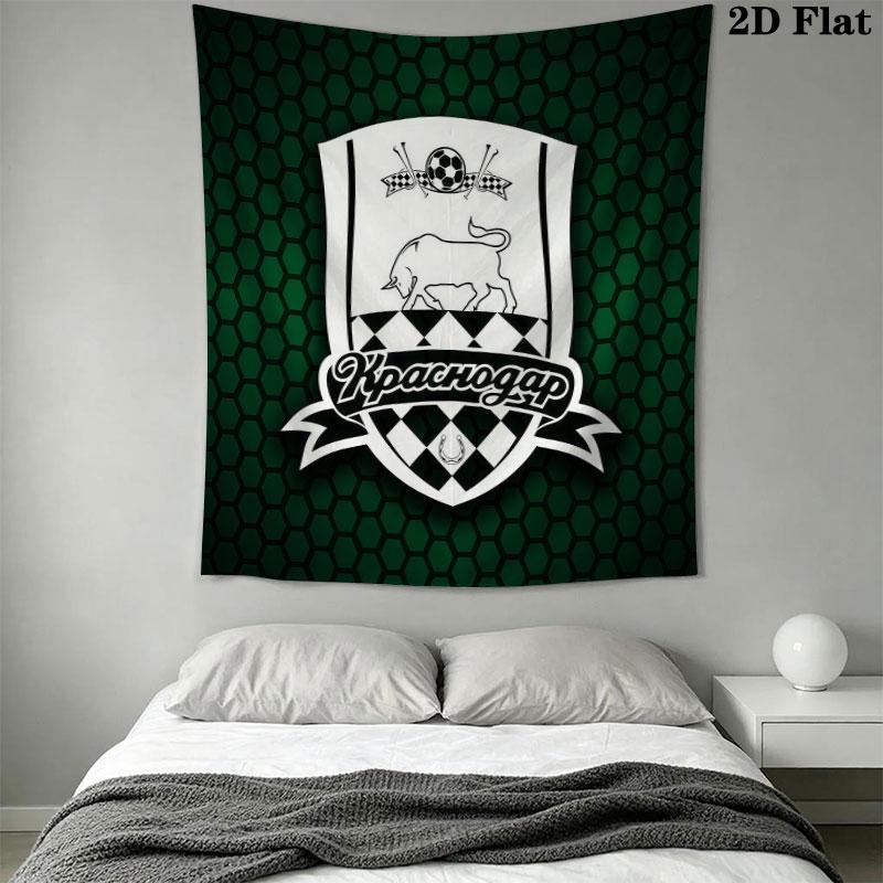 FC Krasnodar Surge Wall Hanging Printed Fabric Blanket Decorative Tapestries for Bedroom Living Room Home Decor