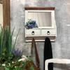 Shabby chic mirror cabinet made of reclaimed wood