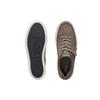 Clarks Zweilagige Rindsleder Retro Mode Low-Top Sneaker Herren Sneaker Grau 261739547