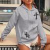 Dark Gothic Y2K Letter Print Hoodie Sweatshirt