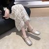 Vintage Mary Jane Shoes For Women With Pu Upper Low Heel Slipon Casual For Autumn