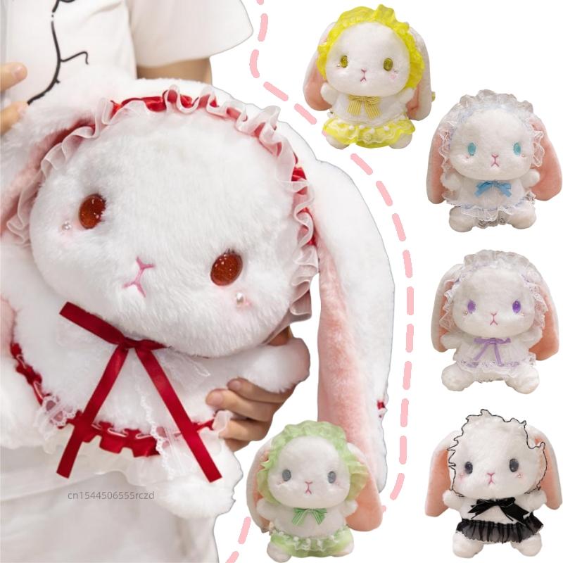18/25/35cm Cute Dress Lolita Rabbit Plush Doll Pillow Color Princess Rabbit Plush Toy Home Decoration Gift For Children