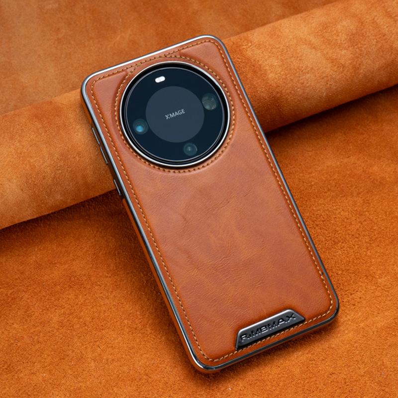 

Кожаный Подходящий для Huawei Mate60pro Чехол для мобильного телефона Магнитная адсорбция Полностью закрывающий Бизнес Мужской M60 Легкий Роскошный Противоударный Кожаный Чехол Huawei Mate 60