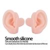 1 Pair Silicone Simulated Ear Model Flexible Soft Ear Model for Hospital Display Learning
