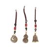 Turtle Gourd Fish Bag Pendant Car Keys Ring Bag Ornaments Wind bells Keychain Brass Key Holder