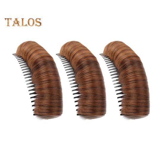3 bucăți de păr invizibil pentru bază de păr naturală agrafă pentru aranjare a părului instrument de inserare pentru volum, bricolaj, accesoriu pentru păr