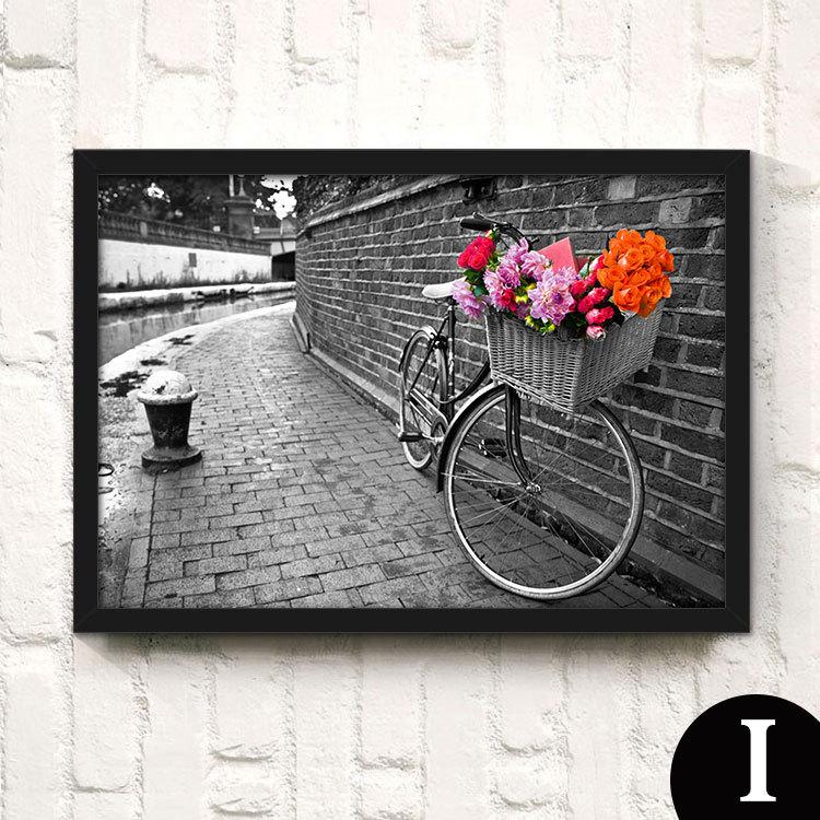 Rosenturm Schwarz-Weiß-Wohnzimmerdekoration, Malerei, moderne Landschaft, Schlafzimmer, Wandgemälde, Schlafzimmer, Sofa, Wandplakate