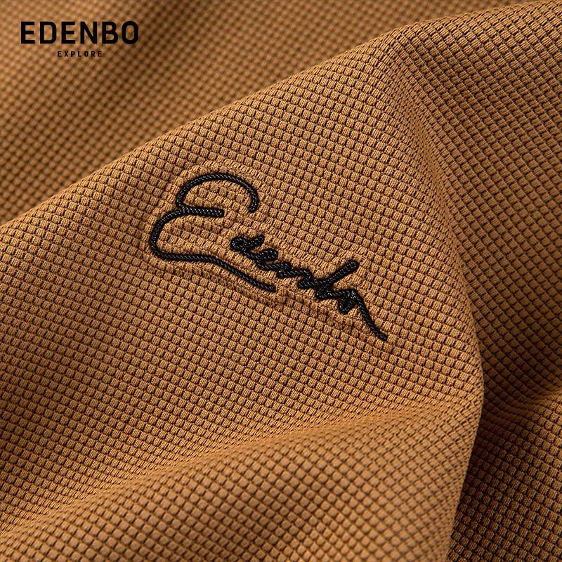 Edenbo Men's Autumn Winter Business Casual Polo T-Shirt