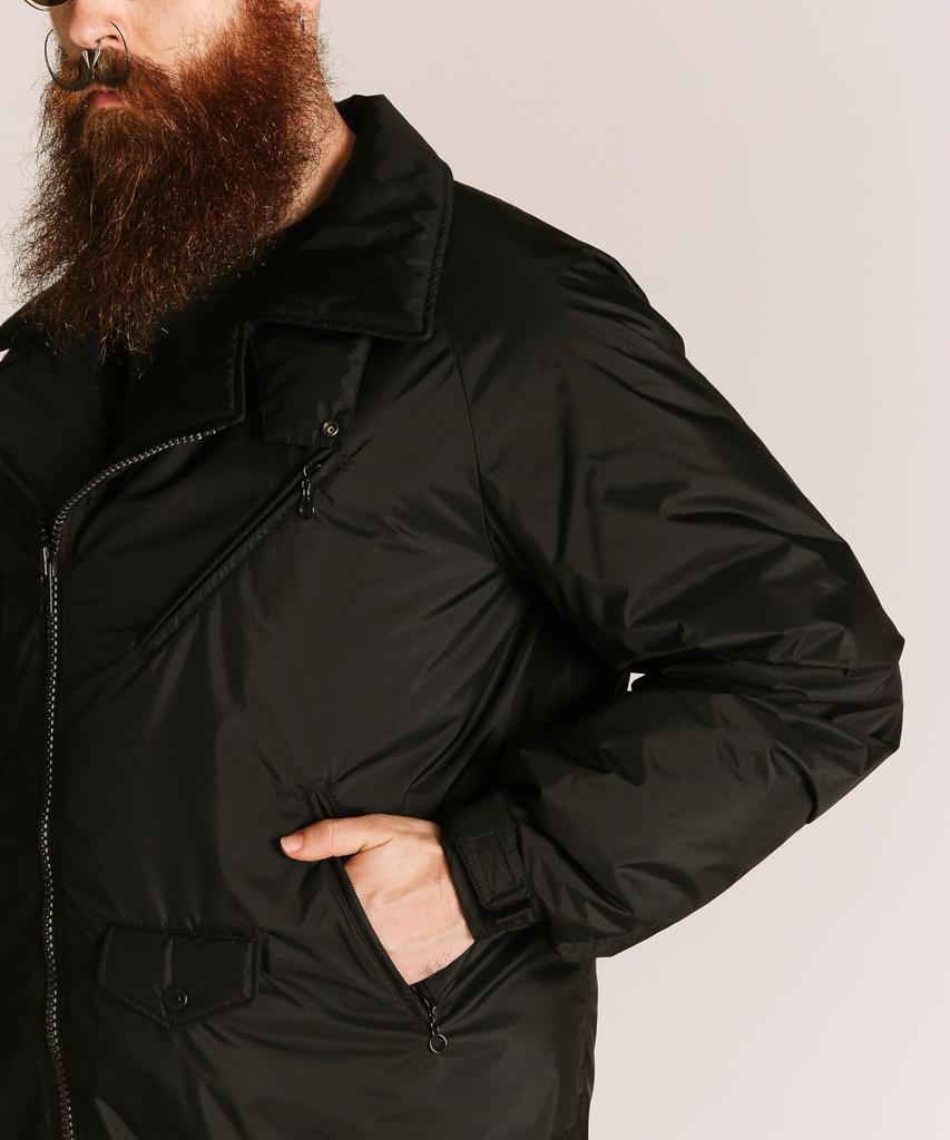 Schott x NANGA AURORA DOUBLE BREAST DOWN JACKET Men's XL 010 Black 782-5253004